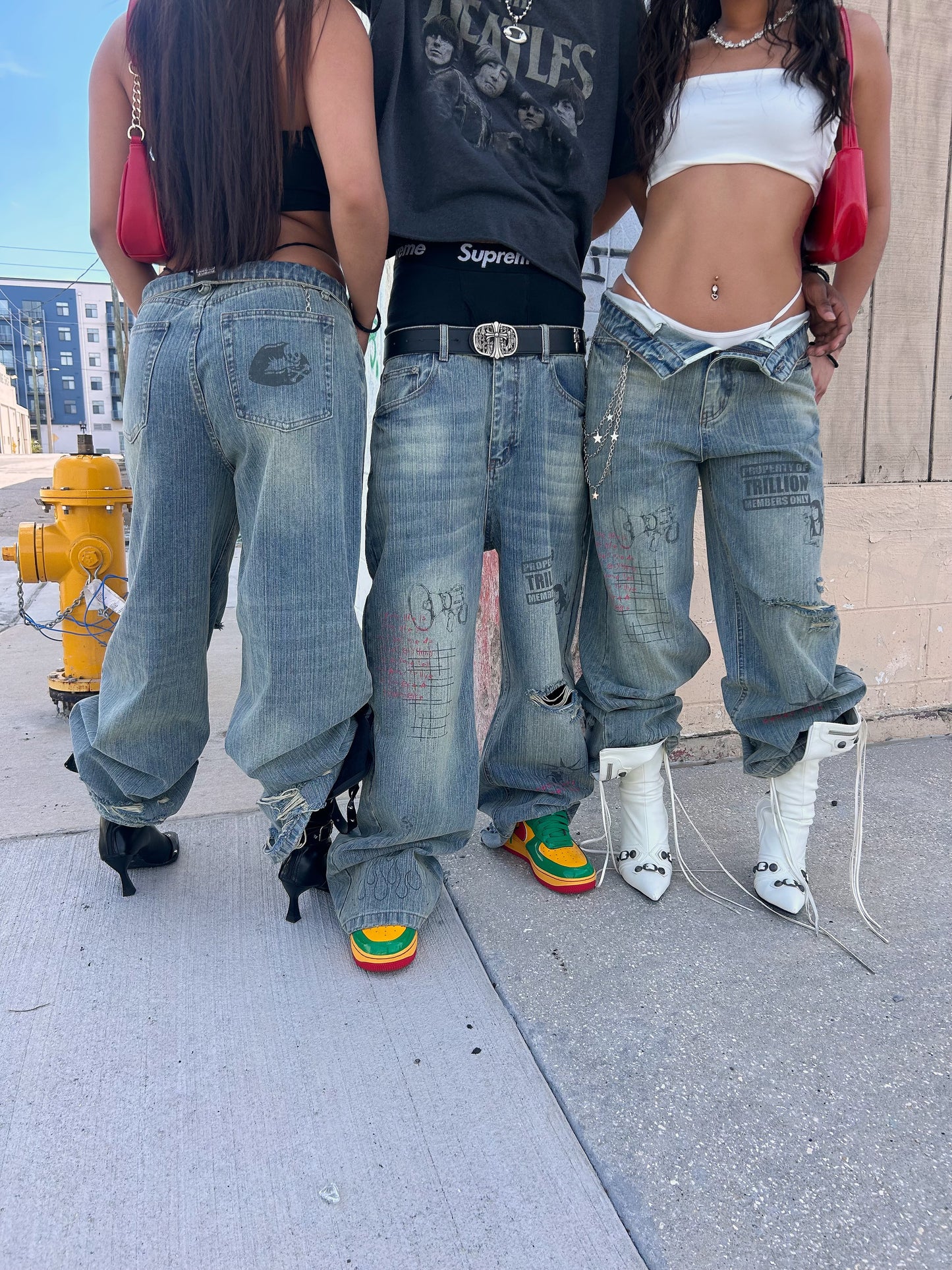 TRILLION “MESSENGER” Unisex Denim