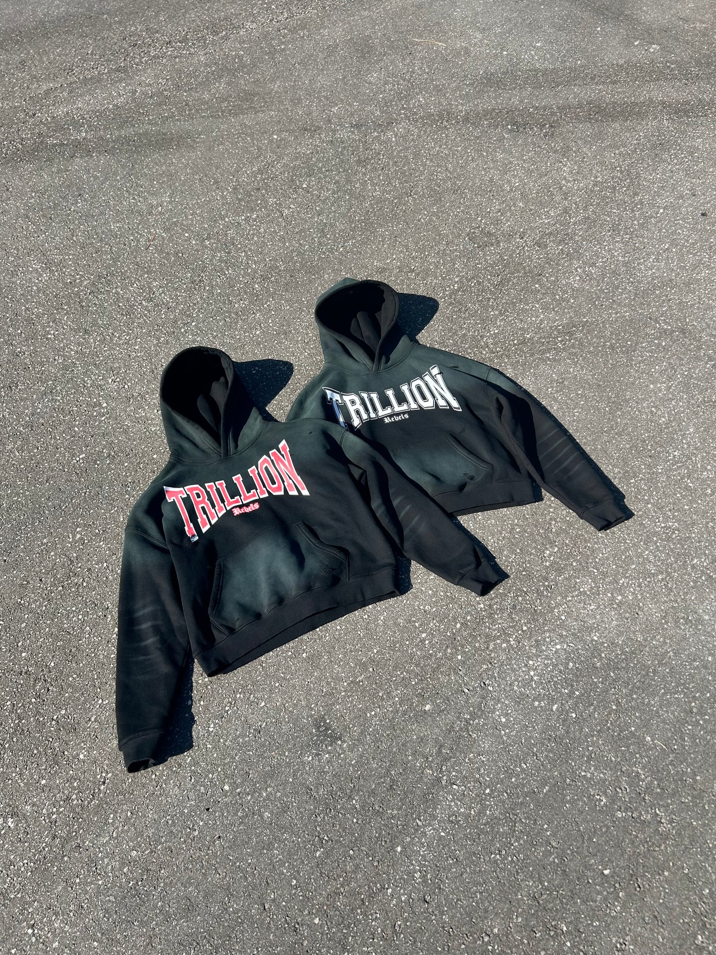 REBELZ Distressed Hoodies