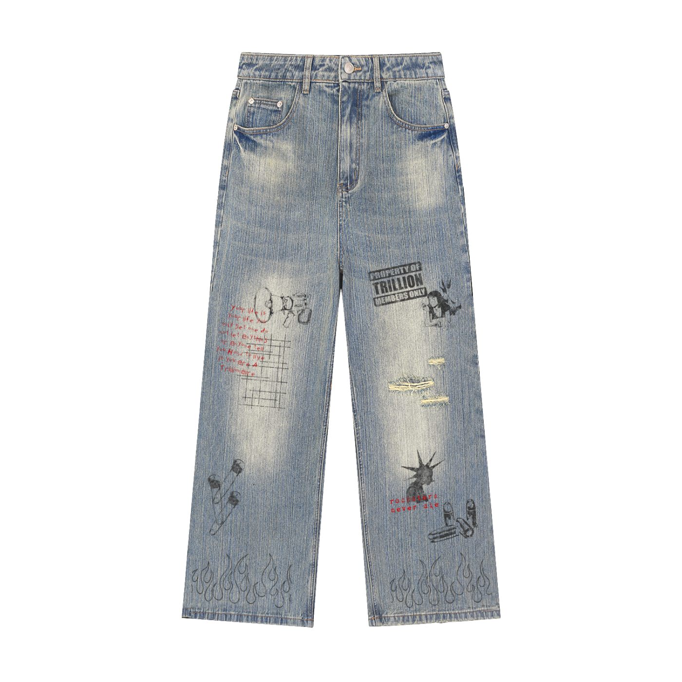 TRILLION “MESSENGER” Unisex Denim
