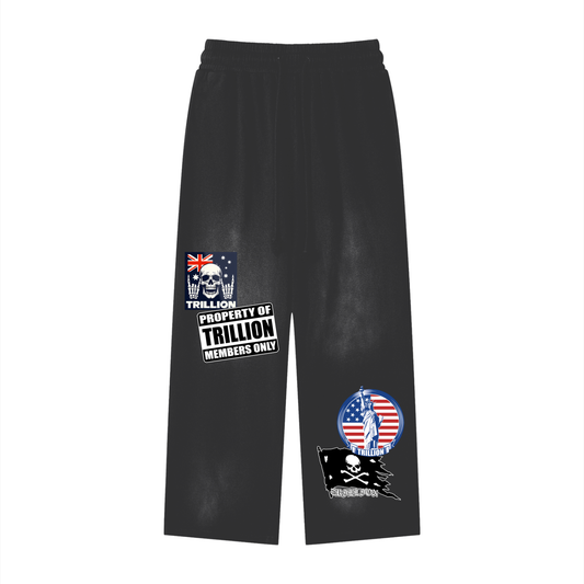 TRILLION MEMBERS ONLY Sunfade Baggy Sweatpants